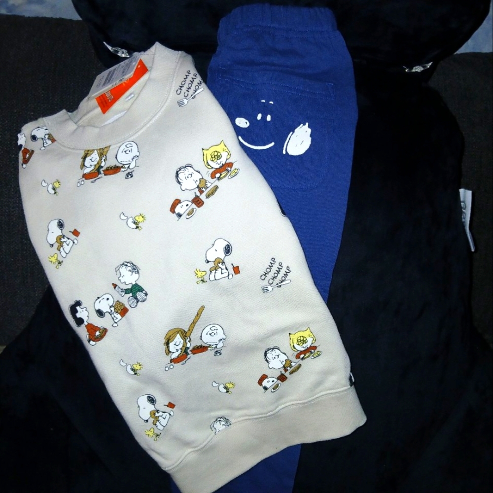 Brand new peanut gang sweat outfit
